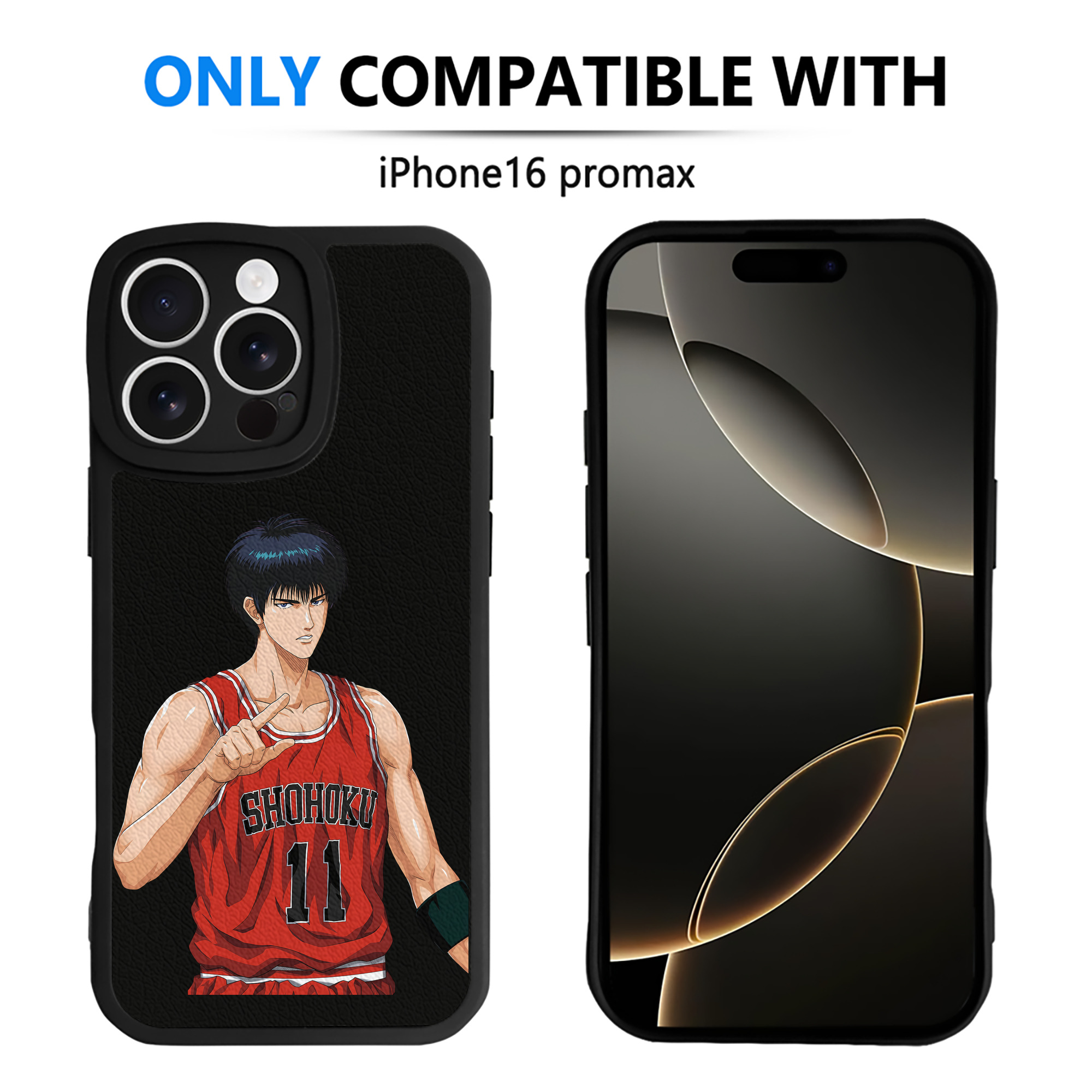 （画像用） SLAM DUNK／スラムダンク 【iPhone 16シリーズ対応】シリコンスマホケース（レザー調） 材質：シリコン